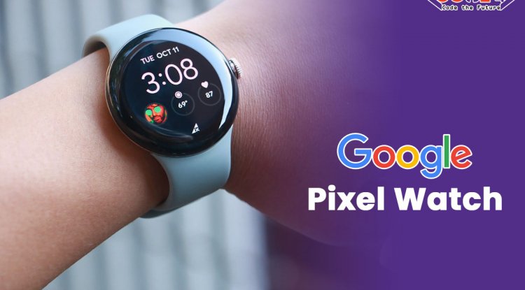 Google introduces its first-ever pixel smartwatch with a half-priced metallic wristband.