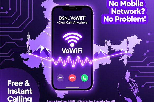 BSNL Launches VoWiFi: Make Voice Calls Without Mobile Network Across India