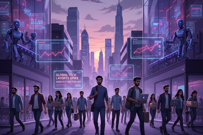 Tech Layoffs 2025: Global Wave Hits India as AI Restructures Industry