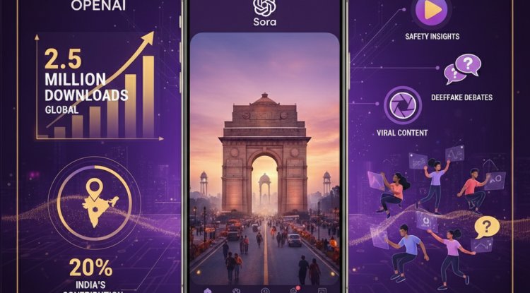 Sora App India Downloads Break Records – OpenAI’s Viral AI Video Generator Surpasses ChatGPT in 2025