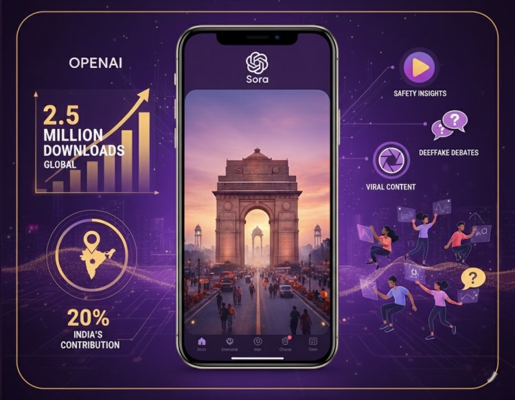 Sora App India Downloads Break Records – OpenAI’s Viral AI Video Generator Surpasses ChatGPT in 2025