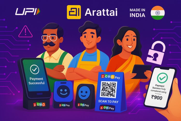 Zoho Pay Launch: Made-in-India POS, QR, Payroll & Arattai Chat-Pay Set to Transform Local Payments