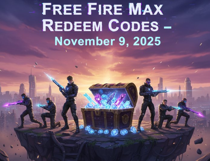 Garena Free Fire Max Redeem Codes for November 9, 2025 — Claim 10 Exclusive Rewards and Skins Today