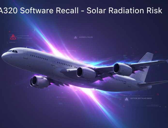 Airbus Orders Emergency Software Fix for 6,000 A320 Jets After Solar-Radiation Risk Incident