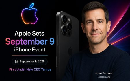 Apple Sets September 9 iPhone Event, First Under New CEO Ternus