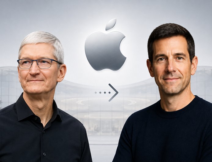 Tim Cook Steps Down as Apple CEO, John Ternus Takes Over