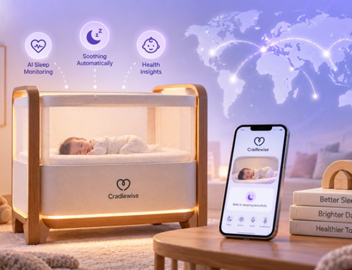 Cradlewise Raises $12M to Take Its AI-Powered Crib Global