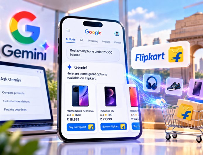 Google Tests Flipkart 'Buy' Button Inside Gemini and AI Mode in India