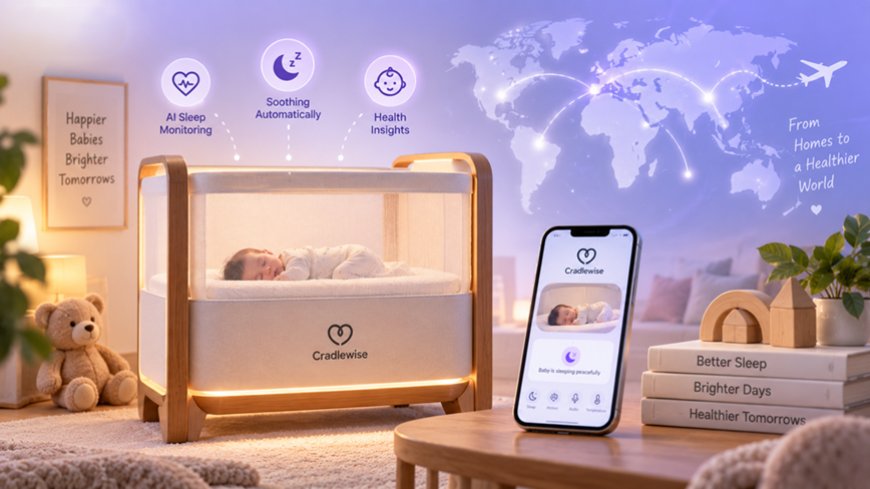 Cradlewise Raises $12M to Take Its AI-Powered Crib Global