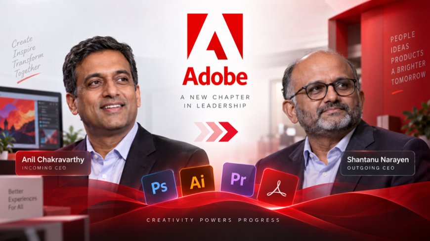 Anil Chakravarthy to Replace Shantanu Narayen as Adobe CEO