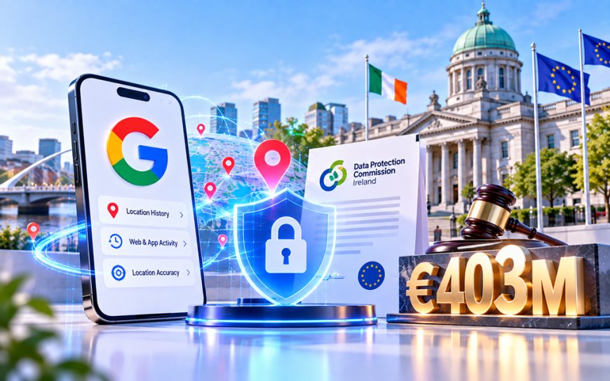 Google Fined €403 Million Over Location Data Tracking in Ireland