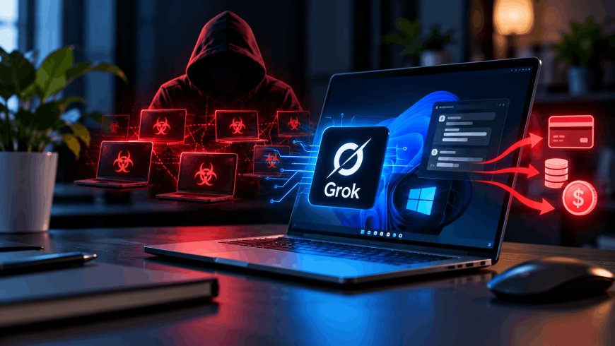 New Windows Botnet Uses Grok AI to Dodge Antivirus, Drain Credits