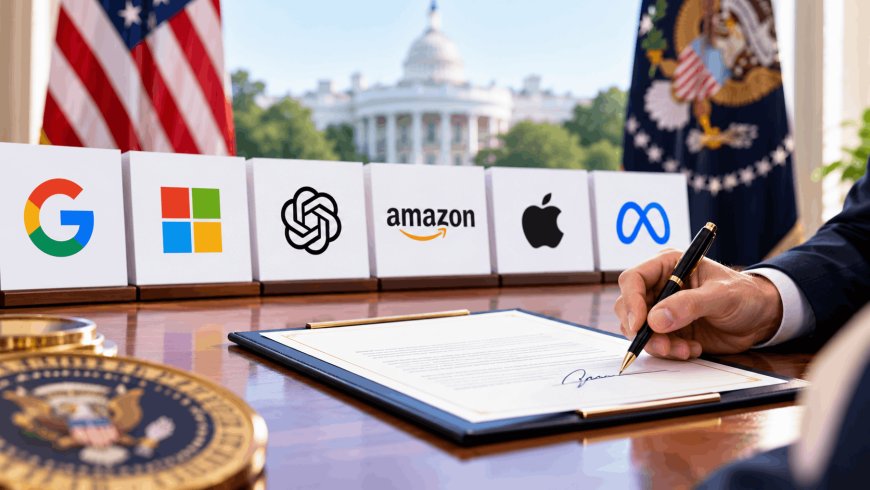 Trump and Big Tech CEOs Sign Voluntary AI Self-Policing Pact