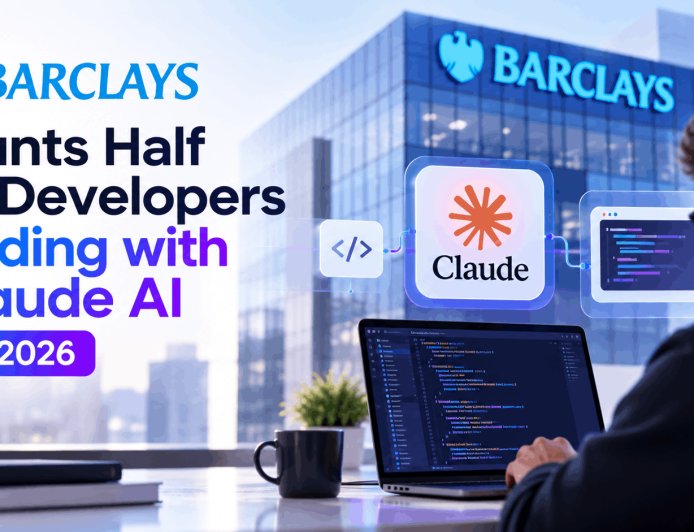 Barclays Wants Half Its Developers Coding With Claude AI by 2026