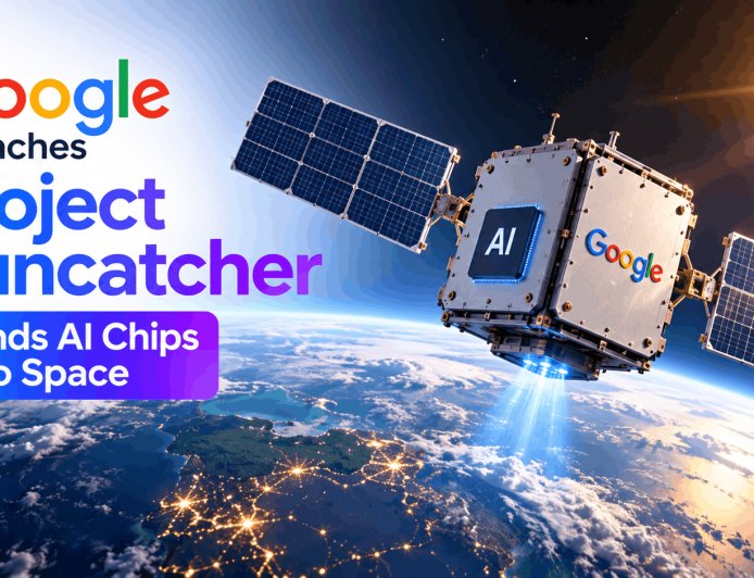 Google Launches Project Suncatcher, Sends AI Chips Into Space