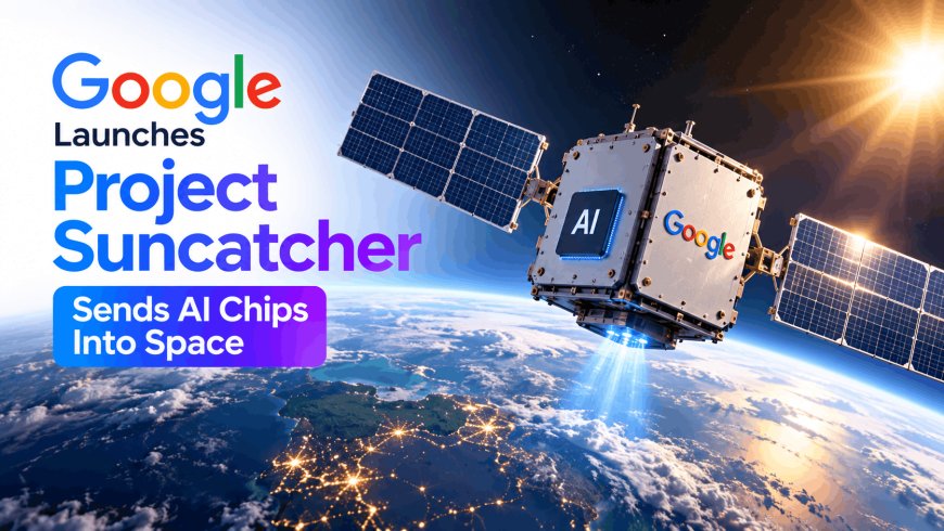 Google Launches Project Suncatcher, Sends AI Chips Into Space